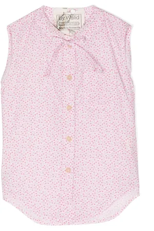 BY WALID Top con estampado floral