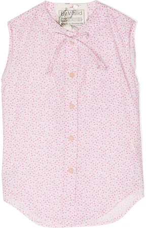BY WALID Top con estampado floral