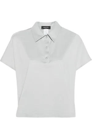 Fabiana Filippi Playera tipo polo con paneles en contraste
