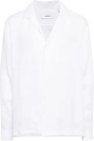 LARDINI Camisa con cuello italiano