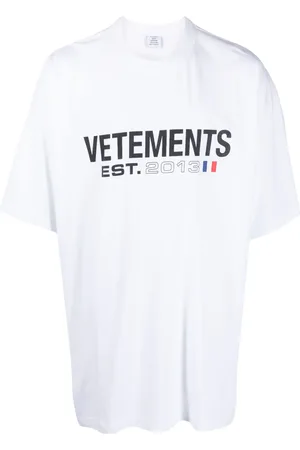 Vetements Playera con logo estampado