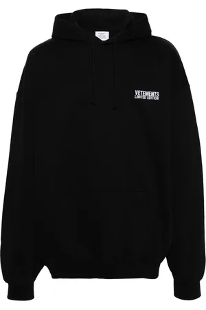 Vetements Hoodie con logo bordado