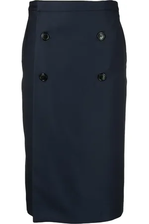 Vetements Falda acampanada con botones