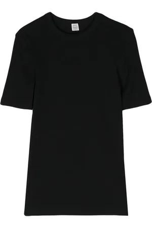 Totême Playera manga corta con cuello redondo
