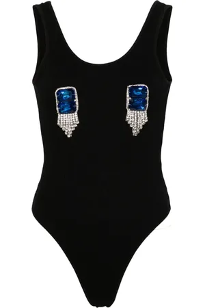 LOULOU Body con detalles de cristal