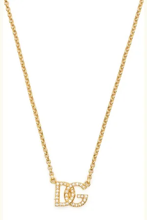 Dolce & Gabbana Collar pulido con dije del logo