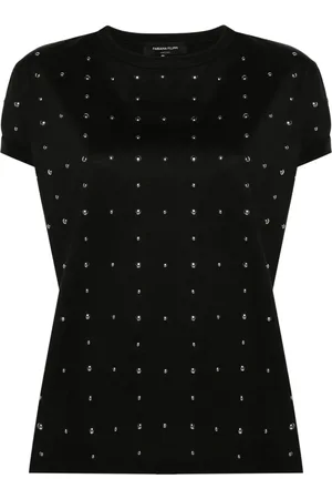 Fabiana Filippi Playera con logo y apliques
