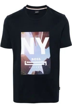 HUGO BOSS Playera con estampado gráfico