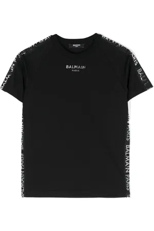 Balmain Playera con aplique del logo