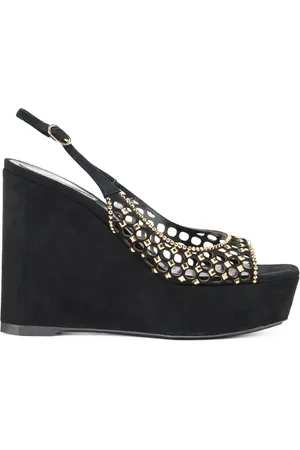 RENE CAOVILLA Sandalias con detalles de cristal y tacón de 125mm