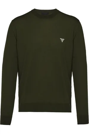 Prada Suéter con logo bordado