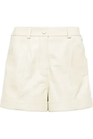 YVES SALOMON Shorts con tiro alto