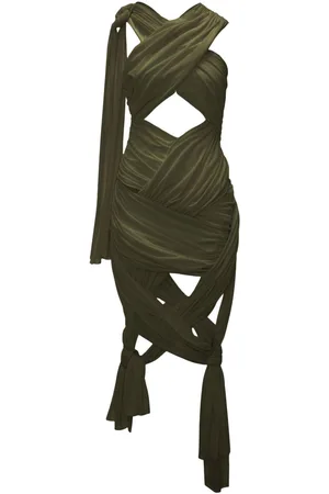J.W.Anderson Vestido midi con aberturas