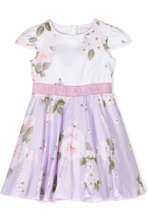 MONNALISA Vestido acampanado con estampado floral