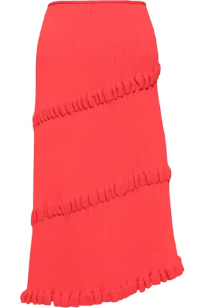 JNBY Falda midi con diseño asimétrico