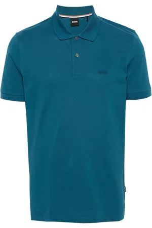 HUGO BOSS Playera tipo polo con logo bordado