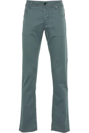 Jacob Cohen Pantalones con parche del logo