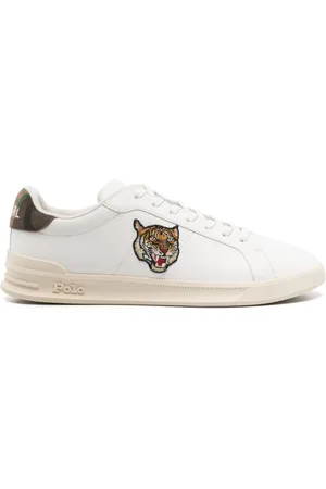 Ralph Lauren Tenis con parche tigre