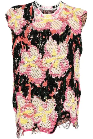 JNBY Top tejido de intarsia