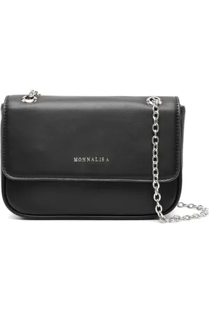 MONNALISA Bolsa crossbody con letras del logo