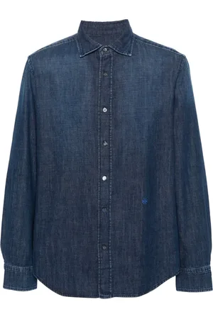 Jacob Cohen Camisa con monograma bordado