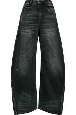 JNBY Jeans anchos con rayas laterales