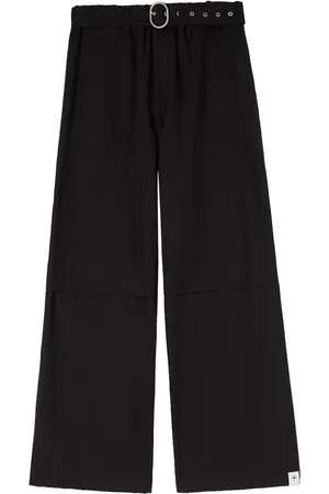 Jil Sander Pantalones anchos con cinturón