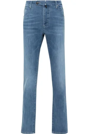 Incotex Jeans ajustados con parche del logo