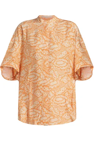 Stella McCartney Camisa estilo túnica con nubes estampadas