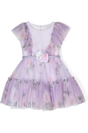 MONNALISA Vestido de fiesta con estampado floral