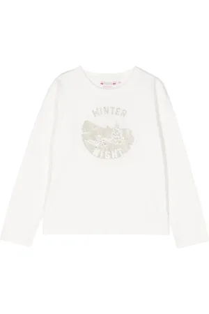 BONPOINT Playera manga larga con estampado gráfico