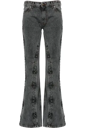 Y / PROJECT Jeans bootcut con efecto degradado