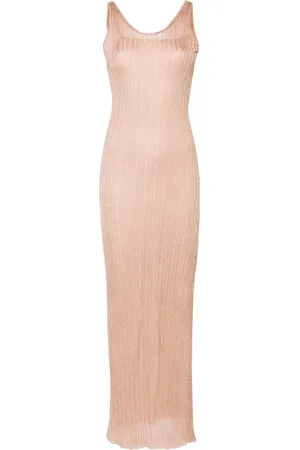 Fabiana Filippi Slip dress de canalé