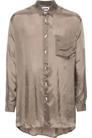MAGLIANO Camisa de seda semitransparente