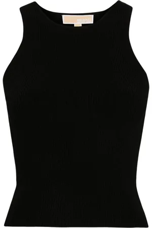 Michael Kors Top tejido de canalé corto