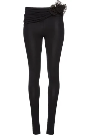 MAGDA BUTRYM Leggins con apliques florales
