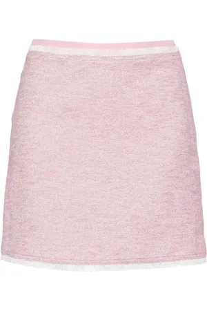 JUUN.J Falda corta tweed con cintura alta