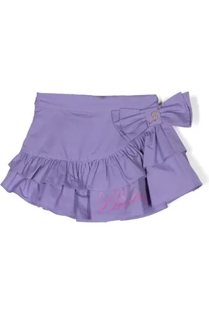 MISS BLUMARINE Falda con logo estampado