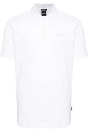 HUGO BOSS Playera tipo polo con logo bordado
