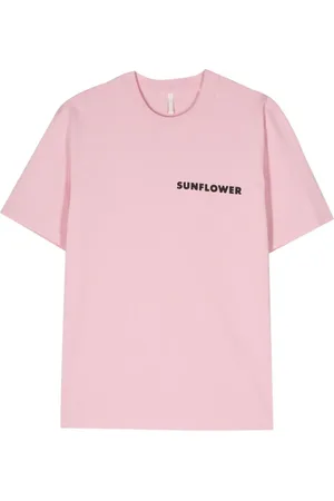 Sunflower Playera con logo estampado