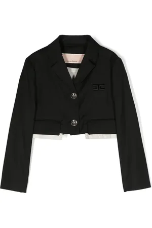 Elisabetta Franchi Blazer de vestir con logo bordado