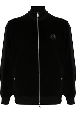 Moncler Sudadera de chenille con aplique del logo