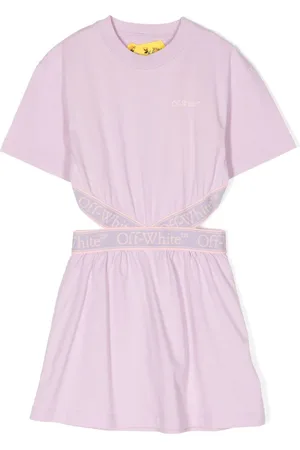 OFF-WHITE Vestido con logo en la pretina