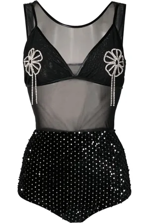 Brigitte Pack de tres bikinis con detalles de cristal