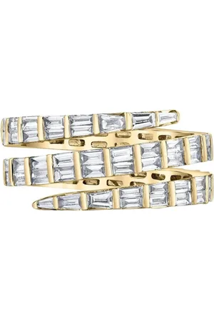 Anita Anillo de coctel en oro amarillo de 18kt con diamantes
