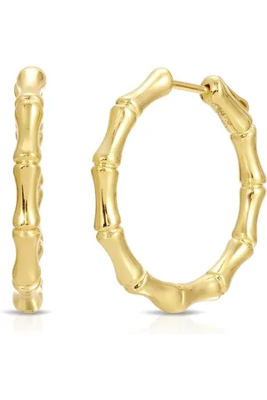 Anita Arracadas Bamboo en oro amarillo de 18kt