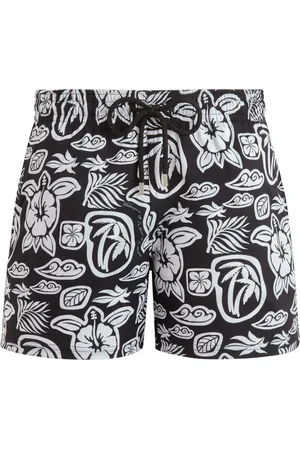 Vilebrequin Shorts de playa con estampado floral
