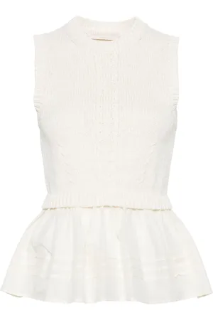 ULLA JOHNSON Top tejido Edda
