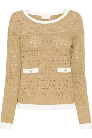 Liu Jo Top detejido calado transparente