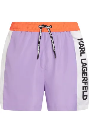 Karl Lagerfeld Shorts de playa con diseño color block